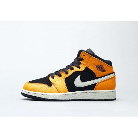 Jordan 1 Mid Black Cone 554724-062 Jordan 1 Mid Black Cone 554724-062