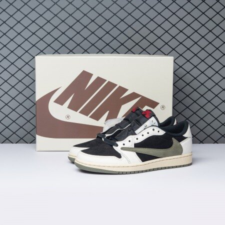 Travis Scott x Air Jordan 1 Low OG Olive DZ4137-106
