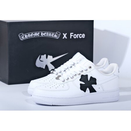 Chrome Hearts x NK Air Force 1 Triple White Chrome Hearts x NK Air Force 1 Triple White