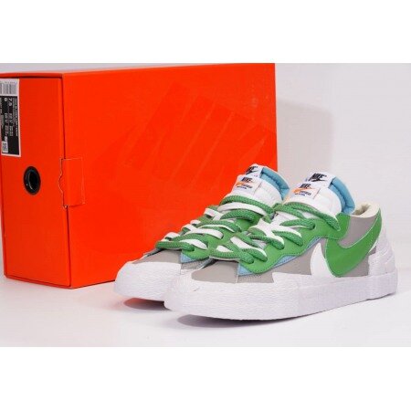 NK x Sacai Blazer Low "Medium Grey Classic Green" DD1877-001 NK x Sacai Blazer Low "Medium Grey Classic Green" DD1877-001