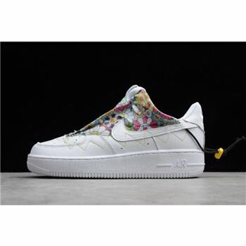 WMNS Nike Air Force 1 '07 White/Flower QD1801-808