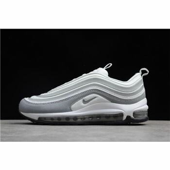 Women's Nike Air Max 97 Ultra White/Pure Platinum-Wolf Grey 917704-102 Women's Nike Air Max 97 Ultra White/Pure Platinum-Wolf Grey 917704-102