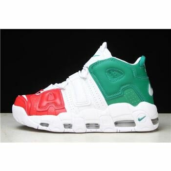 Nike Air More Uptempo '96 Italy QS University Red/Lucid Green-White AV3811-600