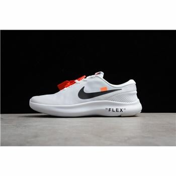 Off-White x Nike Flex Experience RN 7 White/Black AJ9089-100 Running Shoes