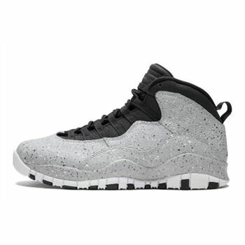 Air Jordan 10 Cement Smoke Grey/Black-University Red-White 310805-062 Air Jordan 10 Cement Smoke Grey/Black-University Red-White 310805-062