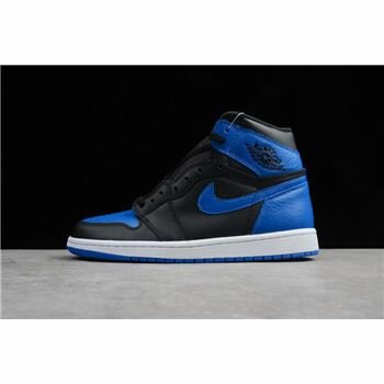 Air Jordan 1 Retro High OG Royal Black/Varsity Royal-White 555088-007