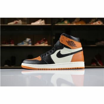 New Air Jordan 1 Retro High OG Shattered Backboard Black/Starfish-Sail For Sale