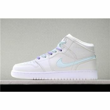 Girls Air Jordan 1 Mid Candy Phantom/Purple Rise/Blue Tint/Igloo 555112-035 Girls Air Jordan 1 Mid Candy Phantom/Purple Rise/Blue Tint/Igloo 555112-035
