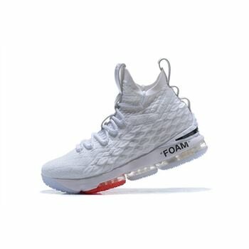 Off-White x Nike LeBron 15 White Men's Basketball Shoes