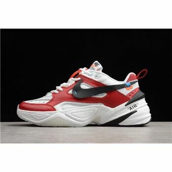 2018 Off-White x Nike M2K Tekno Red White Black A03108-060