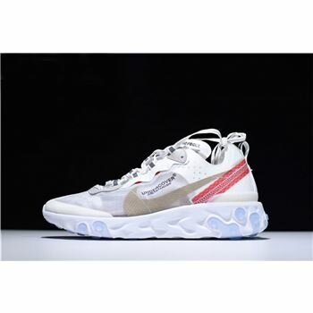 Undercover x Nike React Element 87 White/Cream/Red AQ1813-345