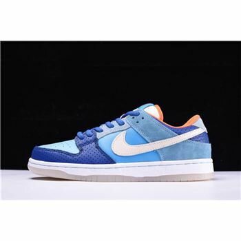 Nike SB Dunk Low Premium QS Mia Skate Shop 10th Year Anniversary Brv Blue/Mtlc Gld Str-Mnrl Bl 504750-474