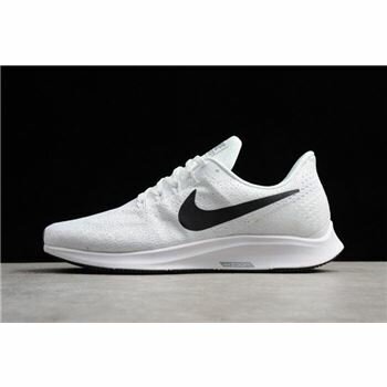 Men's and Women's Nike Air Zoom Pegasus 35 White/Black-Volt AO3939-100