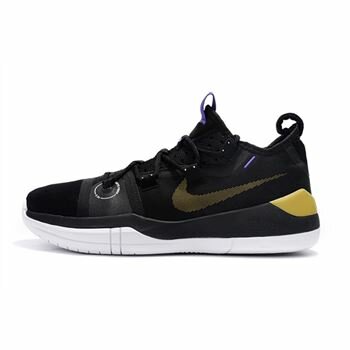 Kobe Bryant Nike Kobe AD Black/Metallic Gold-Purple-White