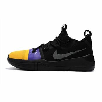 Kobe Bryant Nike Kobe AD Black/Yellow-Purple