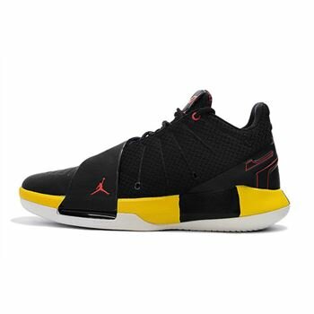 Chris Paul's Jordan CP3.XI Taxi Black/White-Tour Yellow-Uuniversity Red AA1272-002
