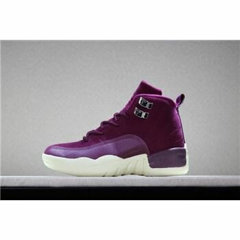 Kid's Air Jordan 12 Bordeaux Bordeaux/Sail/Metallic Silver