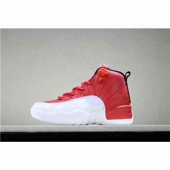 Kid's Air Jordan 12 Gym Red/Black-White Sale Free Shipping