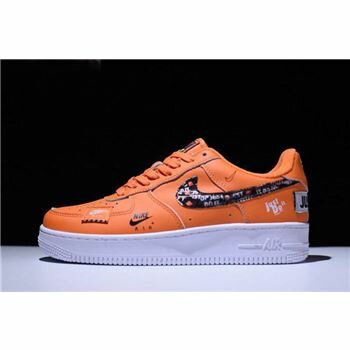 Nike Air Force 1 '07 PRM Just Do It Total Orange/Black-White AR7719-800