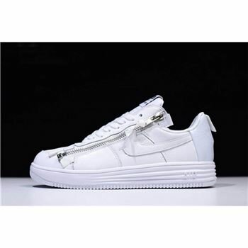 ACRONYM x Nike Lunar Force 1 Triple White AJ6247-100 Free Shipping