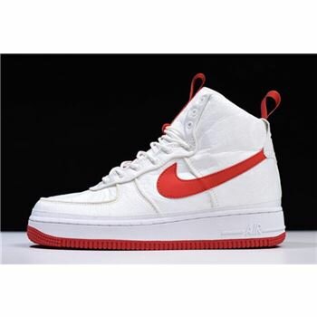 Magic Stick x Nike Air Force 1 High '07 QS White/Red 573967-100