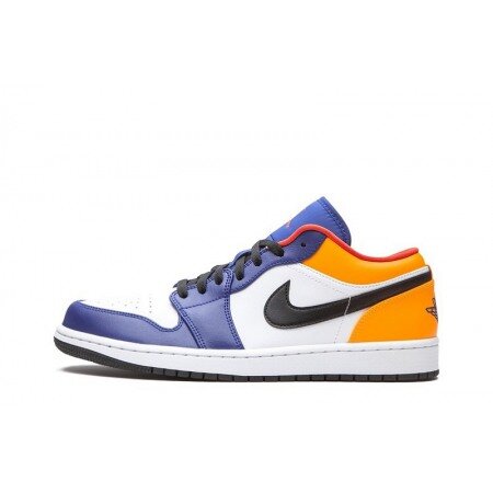 Air Jordan 1 Low "Deep Royal/Yellow" 553558-123