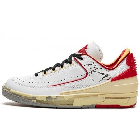 Off-White x Air Jordan 2 Low Off-White "White Red" DJ4375-106 Off-White x Air Jordan 2 Low Off-White "White Red" DJ4375-106