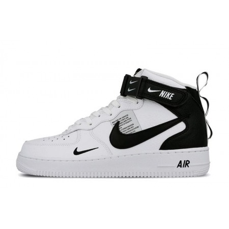 Nike Air Force 1 Mid "Utility White/Black" 804609-103